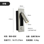 3W LED Mounted Headboard Wall Light for Bedroom and Hotel