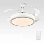Crystal Light Ceiling Fan with Remote Control – Modern Chandelier Vintage Style