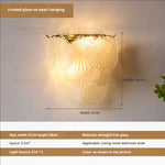 Luxe Crystal Glass Wall Lamp for Aisle, Living Room, Bedroom & Corridor Lighting