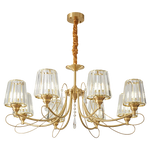 Bronze Villa All Copper Chandelier - Modern Light Luxury for Living Room