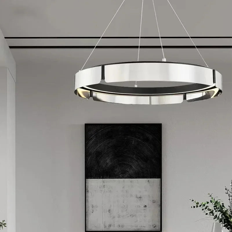 LED Chandelier: Modern Minimalist Pendant Light for Living, Dining, Kitchen, Bedroom