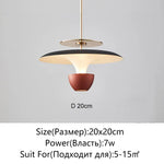 Saucer LED Pendant Lamp for Home Decor and Dining, Designer UFO Light