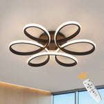 Modern Acrylic Aluminum LED Chandelier with Remote Control Dimming