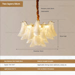 Magnolia Crystal Chandelier: Elegant French Style Dining Room Art Light