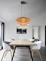 Glass Plate Ceiling Pendant Lights LED Fixture