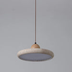 LED Wood Pendant Lamp Dining Living Room Adjustable Light Fixture