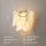 Magnolia Crystal Chandelier: Elegant French Style Dining Room Art Light