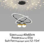 Nordic Gyptian LED Chandelier for Living Room Bedroom Dining Room