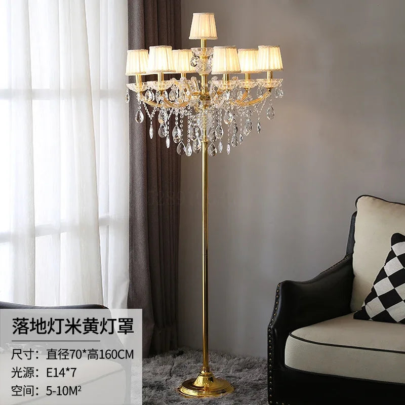 Crystal Table Light: Modern Luxury Nordic Indoor Lighting for Living Room Bedroom