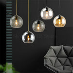 Glass Ball LED Pendant Lights for Chic Home Decor and Lighting