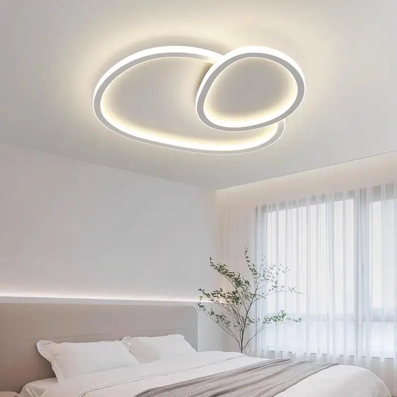 Cobblestone LED Ceiling Lights Living Room Chandelier for Modern Home Decor