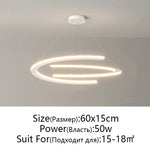 Modern Luxury Chandelier: Minimalist Nordic Living Room Pendant Lamp