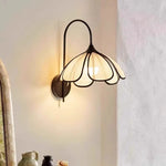 Modern Creamy E27 Wall Sconce LED Lamp Petals Luminarias for Indoor Lighting