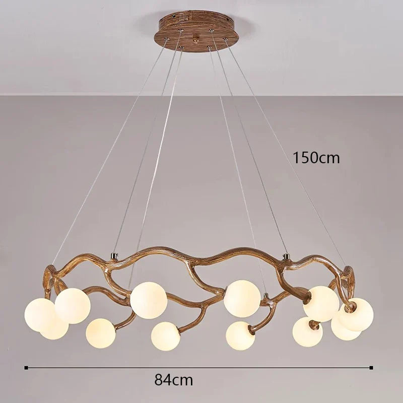 Modern LED Pendant Chandeliers for Indoor Living and Dining Room Lighting