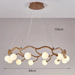 Modern LED Pendant Chandeliers for Indoor Living and Dining Room Lighting