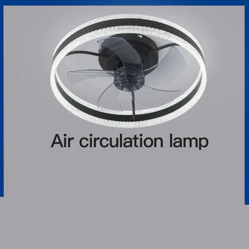 7-Leaf Tri-Color Fan Lights: Modern Energy-Saving Ceiling Fan LED for Living, Bedroom, Dining