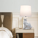 Rabbit LED Table Lamp Modern Nordic Design Resin Industrial Decor for Bedroom