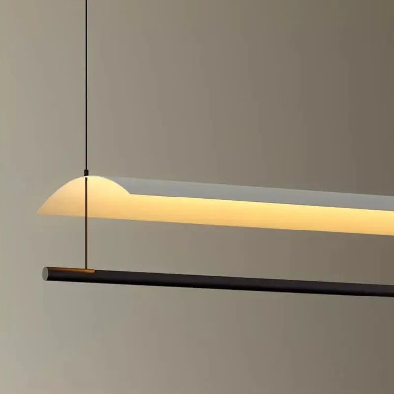 Postmodern Eaves Tile Chandelier LED Pendant Lamp for Designer Restaurant Bar Café