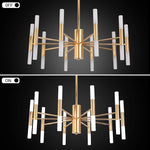 Modern LED Chandelier: Elegant Hotel Hall & Living Room Ceiling Light