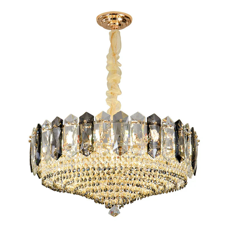 Crystal Light Chandelier: Modern Elegance for Living Room, Bedroom, Dining Room