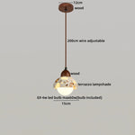 Terrazzo Wood LED Pendant Light for Stylish Home Decor