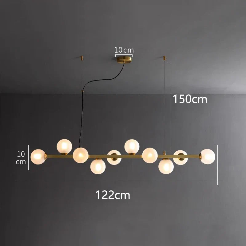LED Pendant Chandeliers for Modern Living and Dining Room Lighting
