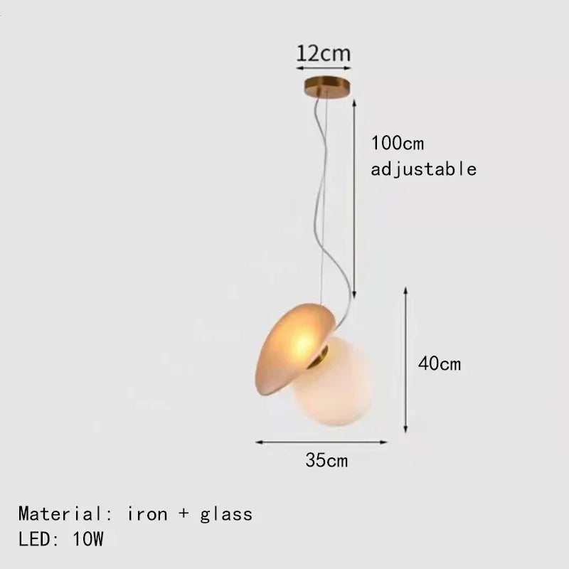 Nordic LED Pendant Chandelier for Dining Kitchen Study Bedroom Lighting