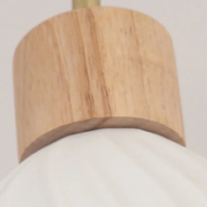 Nordic LED Wall Sconce Wood Base Modern Vanity Light