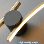 Tulip Copper Wall Lamp LED Modern Light for Bedroom Livings Room Home Decor