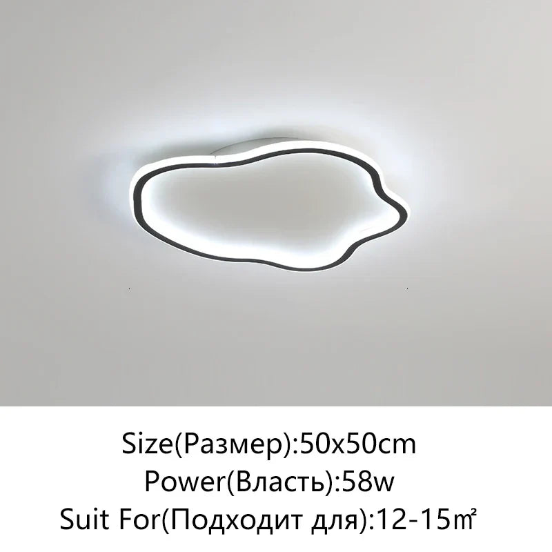 LED Ceiling Light: Minimalist Home Lighting Fixture for Living Room, Bedroom, Kitchen