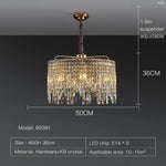 Luxury Crystal Chandelier for Living Room, Bedroom, and Restaurant