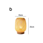 Lucide Colin Rattan Floor Lamp: Natural Handmade Light for Garden, Bedroom, Living Room