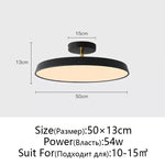 Nordic Minimalist LED Ceiling Lamp, Dimmable Modern Chandelier for Bedroom & Kitchen