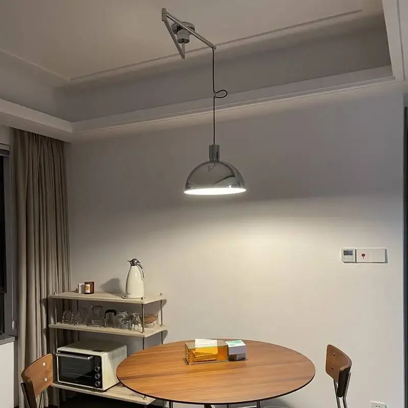 Nordic Rotatable Pendant Lamp Chandelier Study Bar Indoor Rocker Lamp
