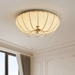 Crystal Dimmable LED Ceiling Light for Modern Bedroom Decor