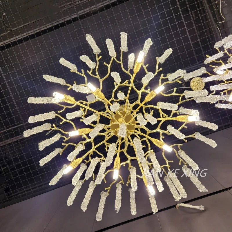 Crystal Tassel Chandelier Luxury Pendant for Home, Living Room, Dining Room, Hotel Hall