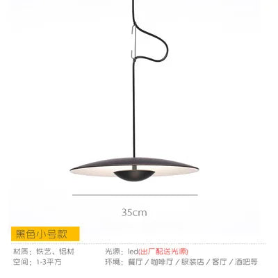 Modern LED Round Pendant Light for Kitchen Dining Bedroom Chandeliers