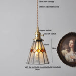 Walnut Wood Glass Pendant Lights LED Vintage Loft Kitchen Living Room Lighting