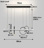 Scandinavian Style LED Pendant Lights for Home Decoration and Indoor Lighting.