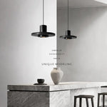 Modern Minimalist Black Hole Stone Bedroom Pendant Chandelier