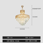 Shell Art Color Chandelier Luxury Lighting for Living & Dining Rooms