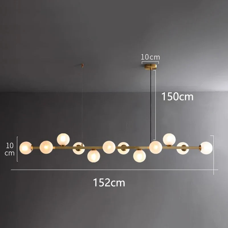 LED Pendant Chandeliers for Modern Living and Dining Room Lighting