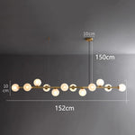 LED Pendant Chandeliers for Modern Living and Dining Room Lighting