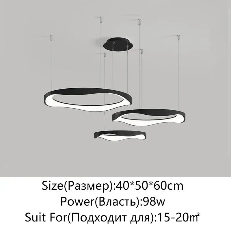 Minimalist LED Pendant Lamp for Living Room, Bedroom, and Restaurant