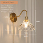 Brass Glass Pendant Light - Luxury Minimalist LED Nordic Flower Restaurant Lamp