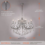 Crystal Chandelier Gold Chrom Nordic LED Luxury Lighting