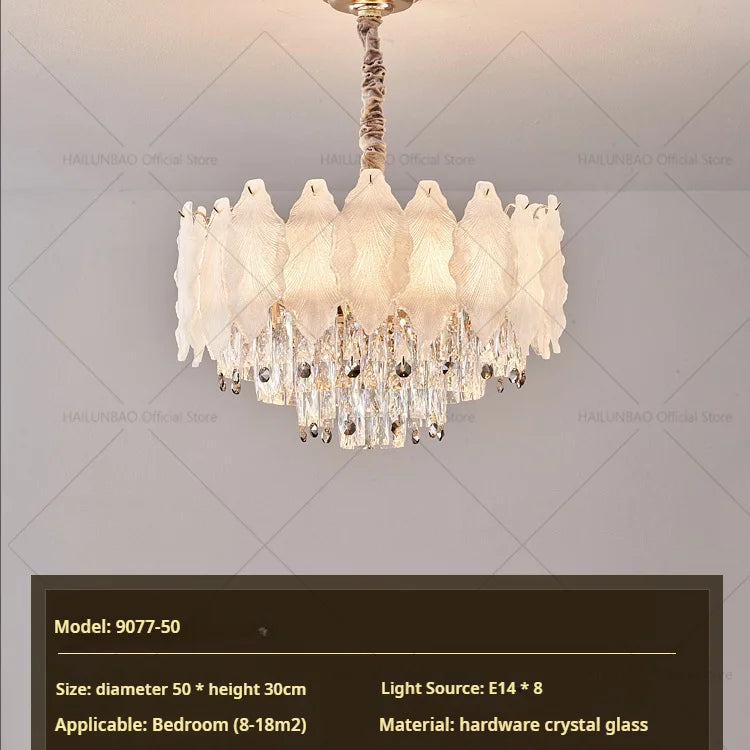 Crystal Chandelier: Modern Elegance for Living Room, Bedroom - High-End Luxury Lighting
