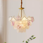 Modern Crystal Pearl Chandelier for Living Room, Bedroom, Dining Room