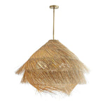 Rattan Wabi Sabi LED Chandelier for Home Decor Lighting