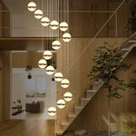 Modern Pendant Light Chandeliers for Living Room Staircase LED Indoor Lighting